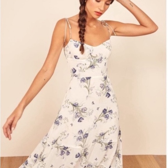 Reformation Emmie Floral Midi Dress - Picture 2 of 15